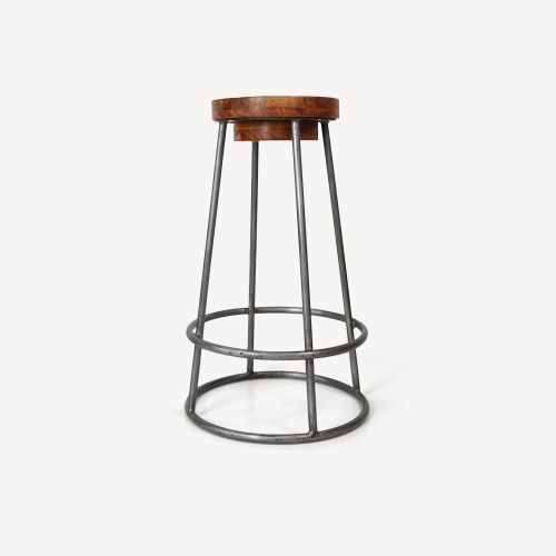 Tabouret scandinave bois et métal - Scandus