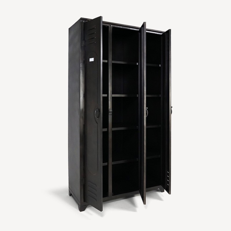 Armoire industrielle 3 portes en métal