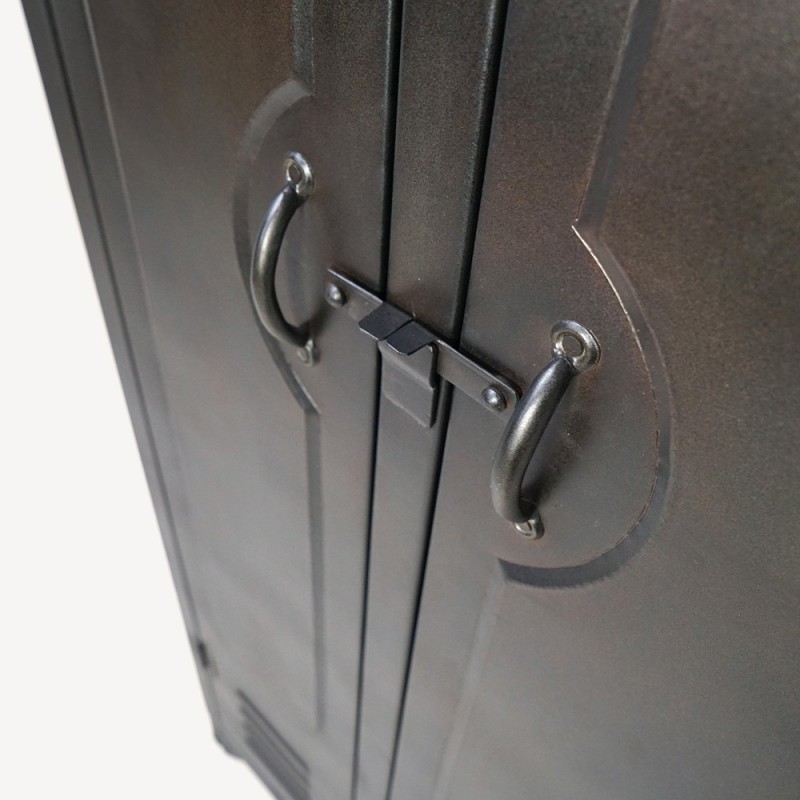Armoire industrielle 3 portes en métal