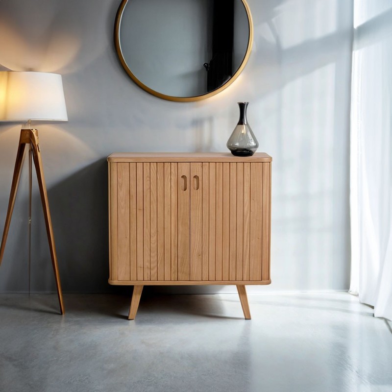 Buffet en bois massif 90 cm - Neha