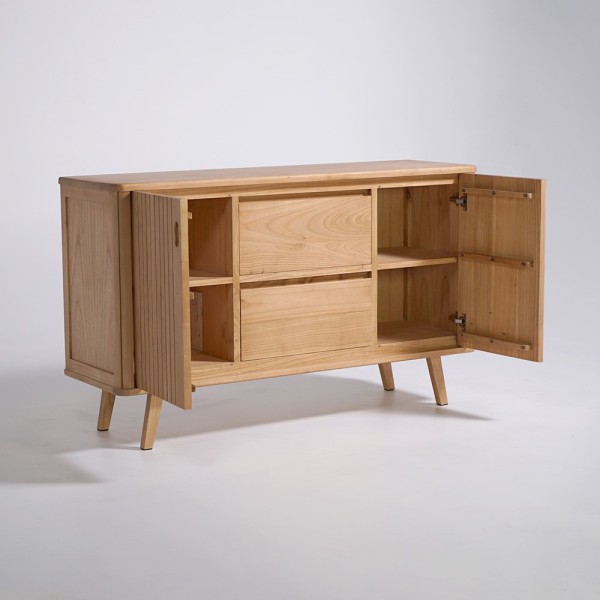 Buffet en bois massif 150 cm - Neha