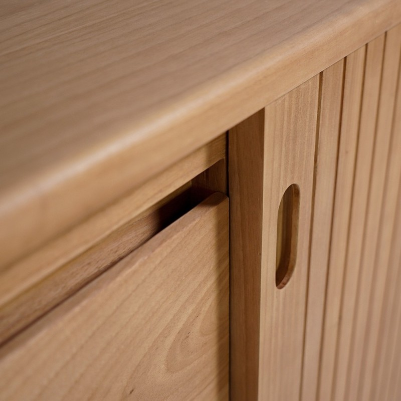 Buffet en bois massif 150 cm - Neha