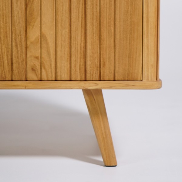 Meuble sous vasque en teck massif 120 cm - Neha