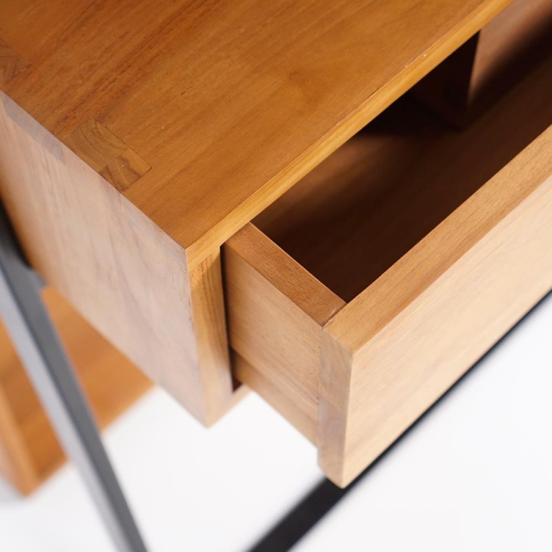 Meuble de salle de bain en teck massif - Arya