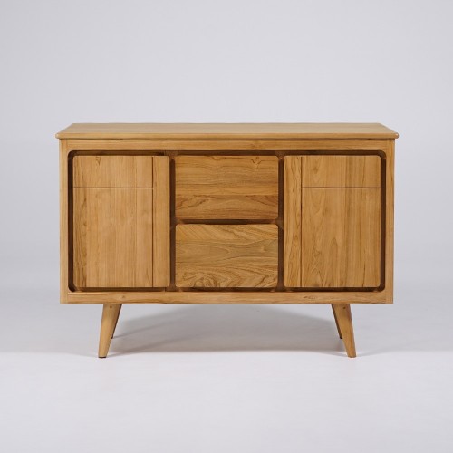 Meuble salle de bain en teck massif 120 cm - Pragati