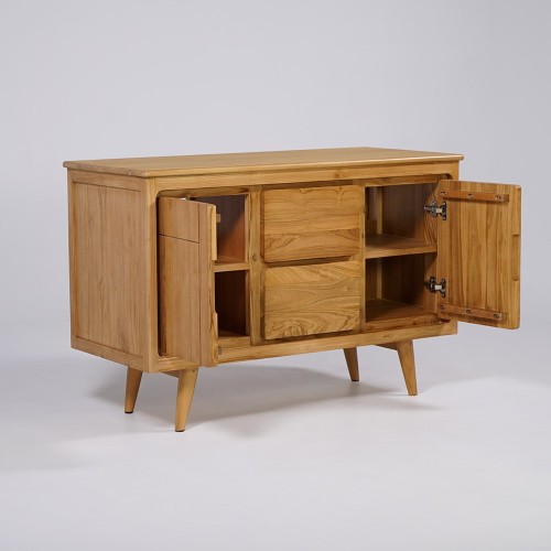 Meuble salle de bain en teck massif 120 cm - Pragati