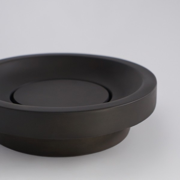 Vasque en béton ronde - Anthracite profond - Tellure