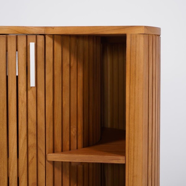 Meuble de salle de bain en teck massif - Leela