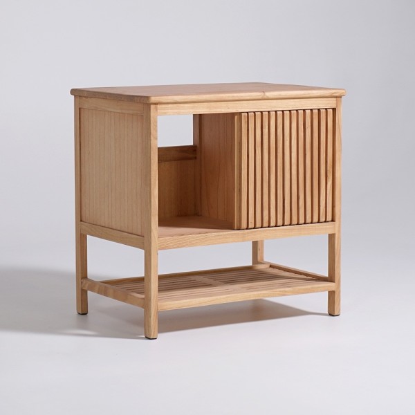 Meuble de salle de bain sous vasque en bois 80 cm - Rohini
