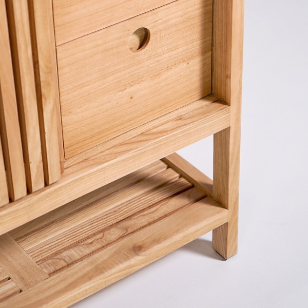 Meuble de salle de bain sous vasque en bois 80 cm - Rohini