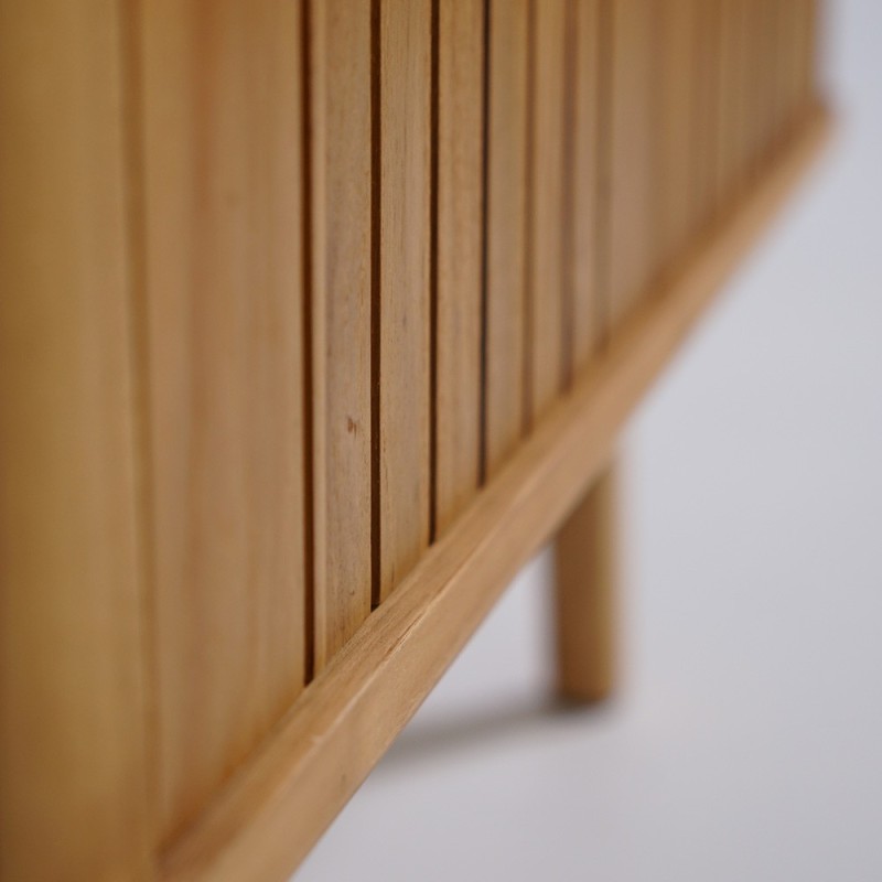 Meuble sous vasque en teck massif 80 cm - Neha