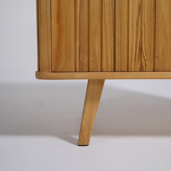 Meuble sous vasque en teck massif 80 cm - Neha
