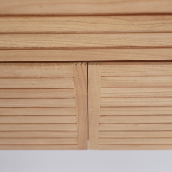 Meuble sous vasque en bois massif 80 cm - Reva