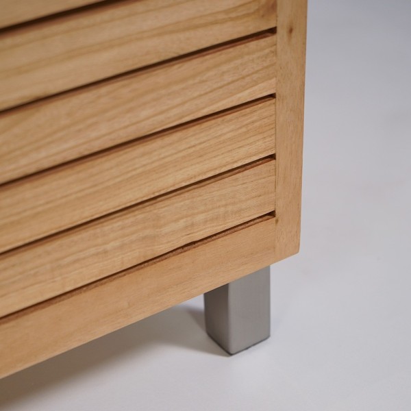 Meuble sous vasque en bois massif 80 cm - Reva