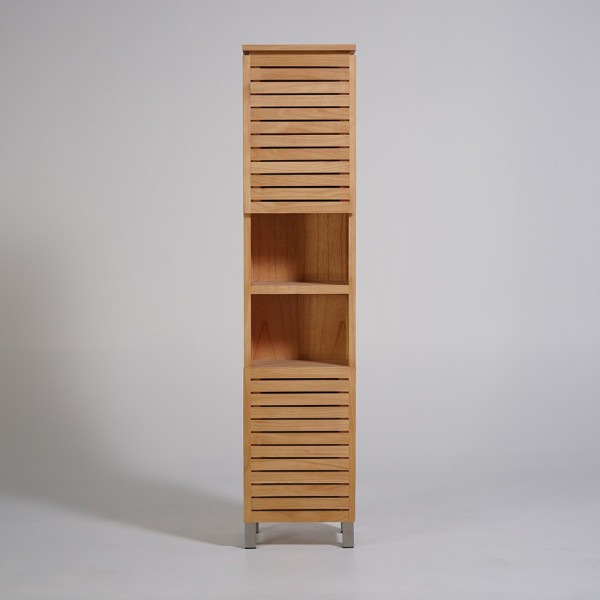 Colonne de salle de bain en bois massif - Reva