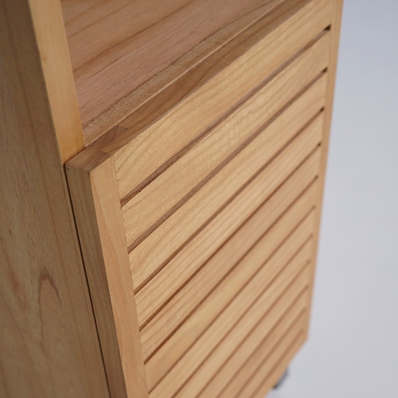 Colonne de salle de bain en bois massif - Reva