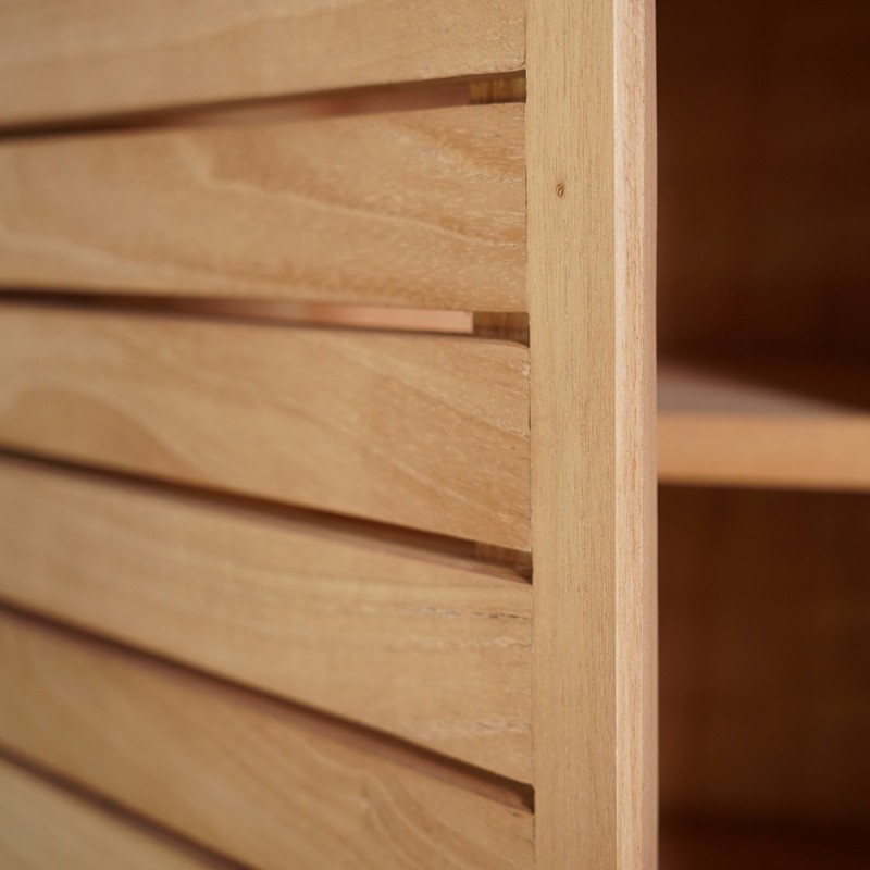 Colonne de salle de bain en bois massif - Reva
