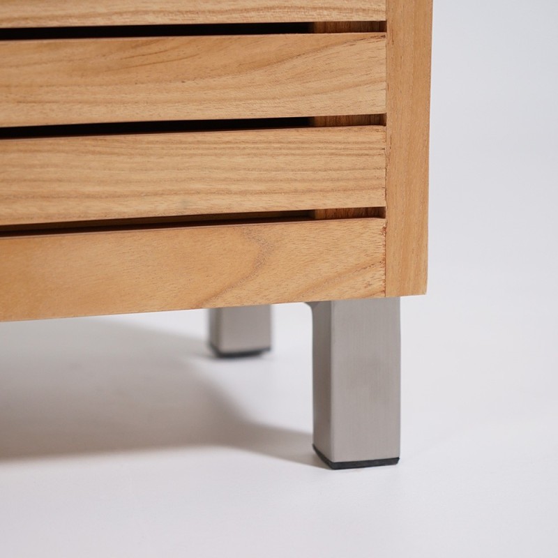 Colonne de salle de bain en bois massif - Reva