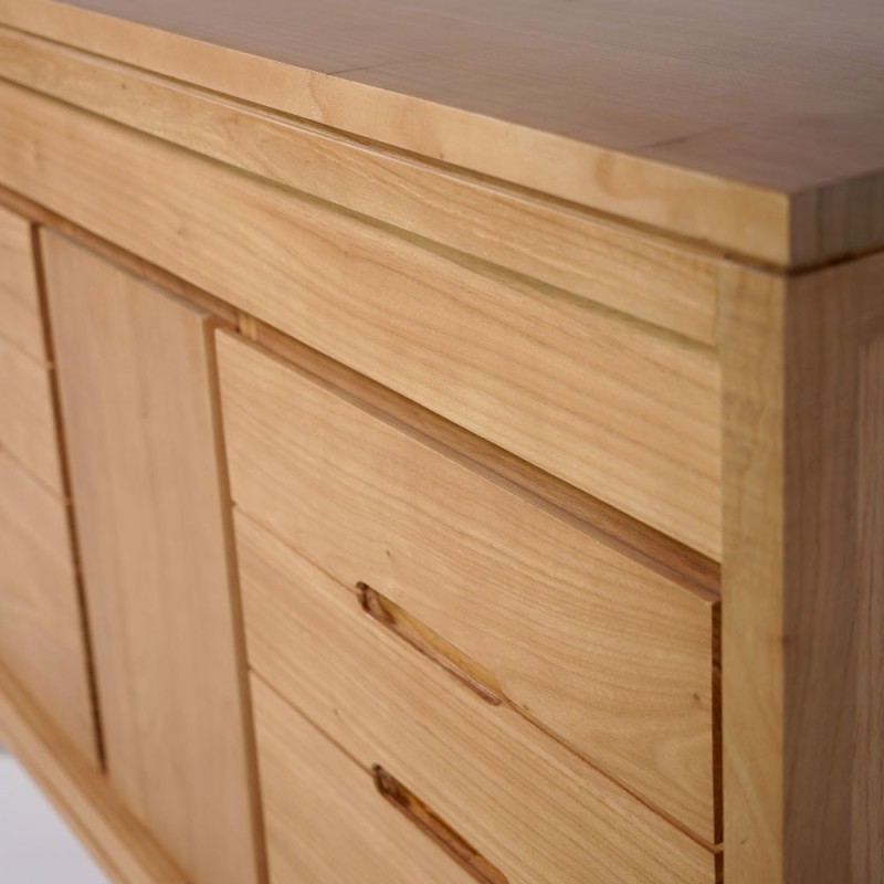 Meuble sous vasque en bois massif 120 cm - Ashwini