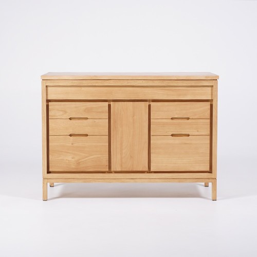 Meuble sous vasque en bois massif 120 cm - Ashwini
