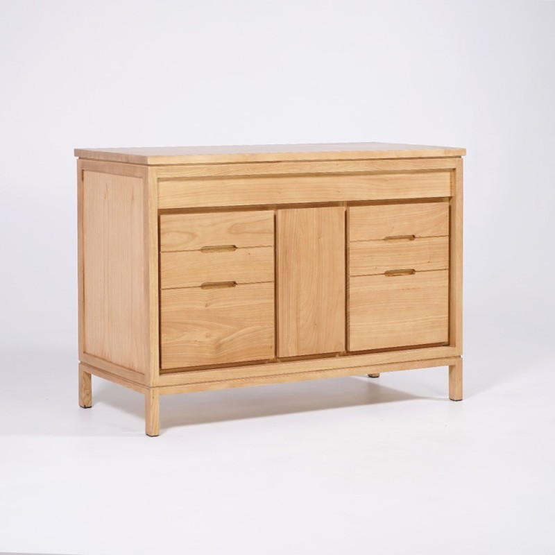Meuble sous vasque en bois massif 120 cm - Ashwini