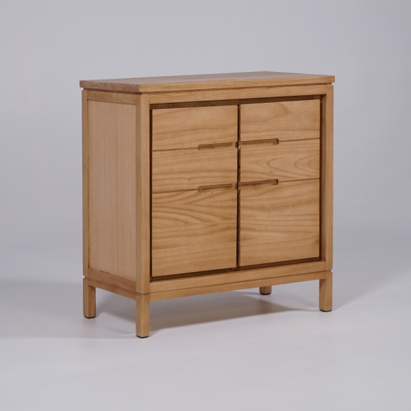 Buffet en bois massif 80 cm - Ashwini