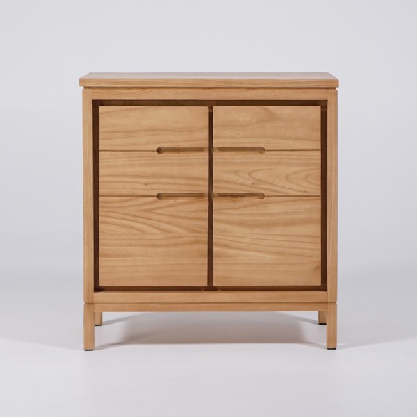 Buffet en bois massif 80 cm - Ashwini