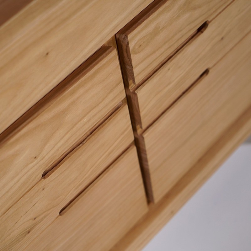 Meuble sous vasque en bois massif 80 cm - Ashwini