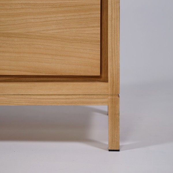 Meuble sous vasque en bois massif 80 cm - Ashwini