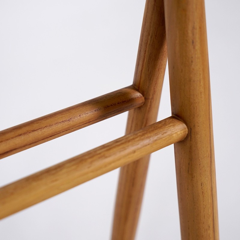 Porte serviettes en bois massif de teck - Santiago