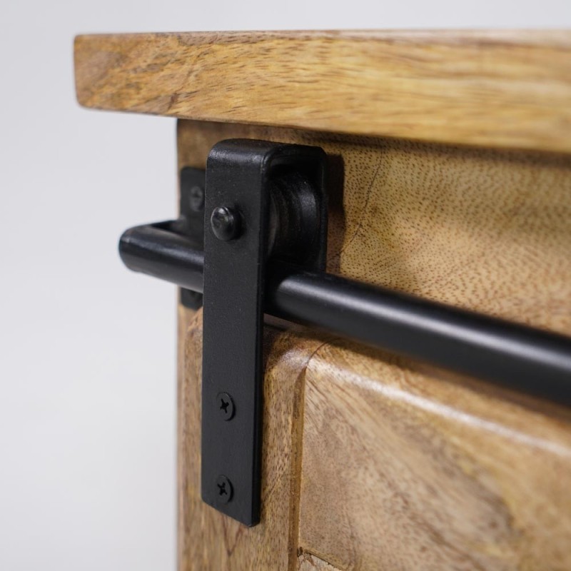 Banc coffre en bois massif - Paris