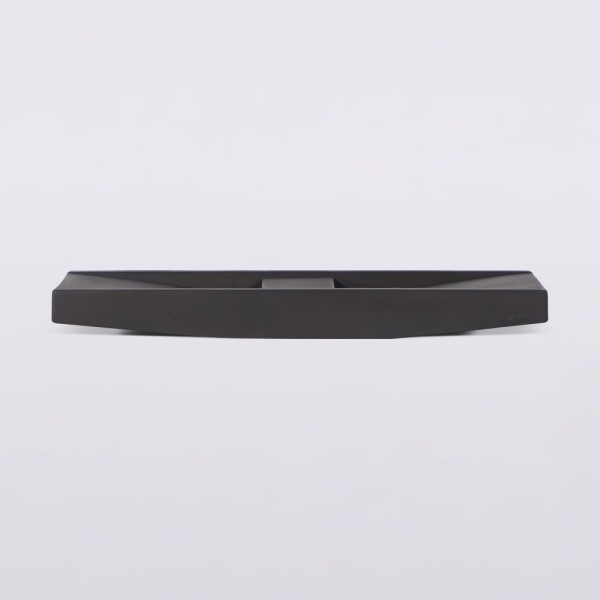 Double vasque en béton anthracite profond - Cementis