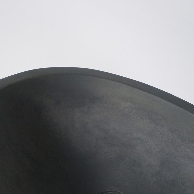 Vasque en béton ovale - Vert cuivré - Raw Blend
