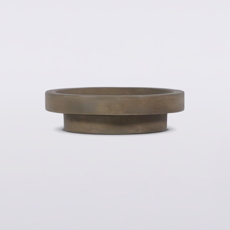 Vasque en béton ronde - Couleur naturelle - Tellure