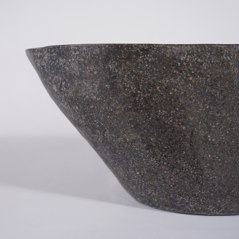 Vasque de salle bain à poser en pierre polie - River Stone