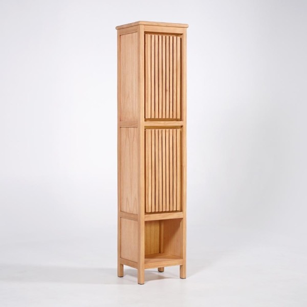 Colonne de salle de bain en bois massif - Rohini