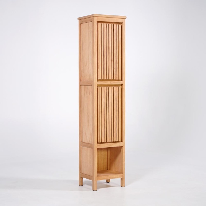 Colonne de salle de bain en bois massif - Rohini