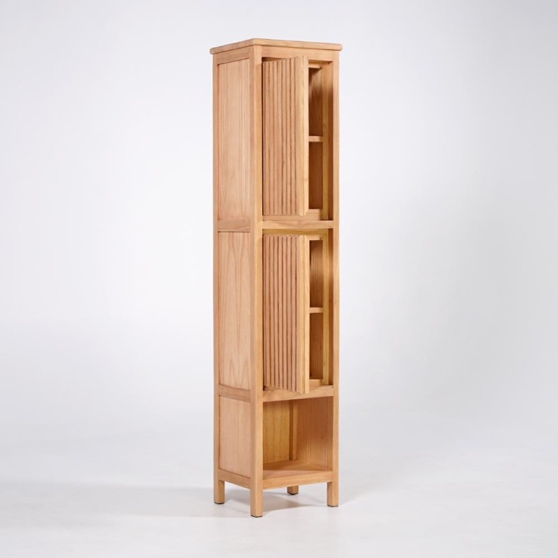 Colonne de salle de bain en bois massif - Rohini