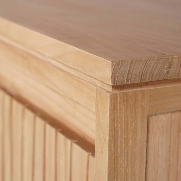 Meuble de salle de bain en bois naturel 120 cm - Neo