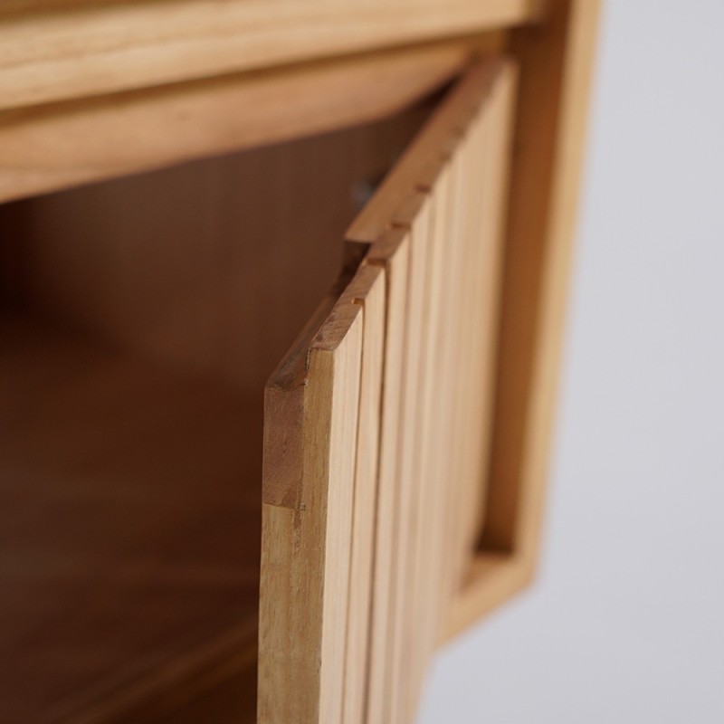 Meuble de salle de bain en bois naturel 120 cm - Neo