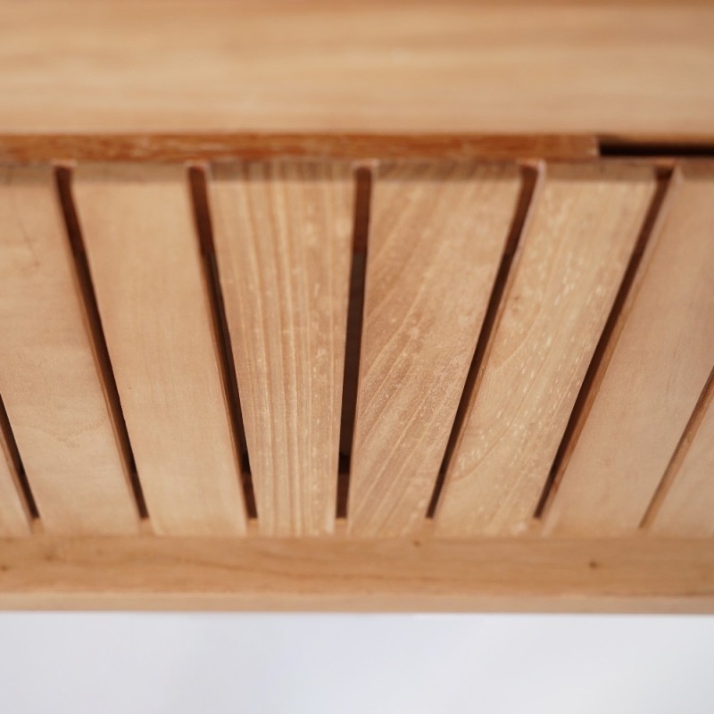 Meuble de salle de bain en bois naturel 120 cm - Neo