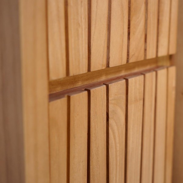 Colonne de salle de bain en bois naturel - Neo