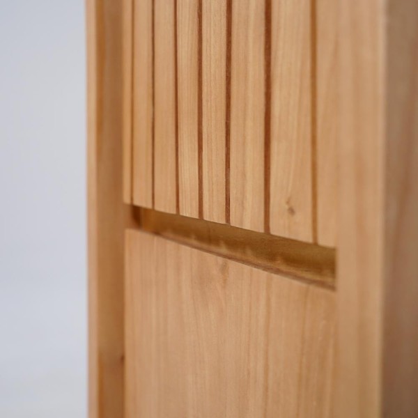 Colonne de salle de bain en bois naturel - Neo