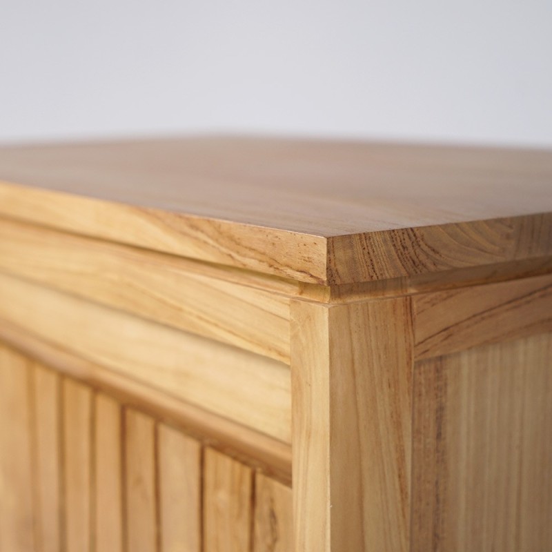 Meuble de salle de bain en bois naturel 80 cm - Neo