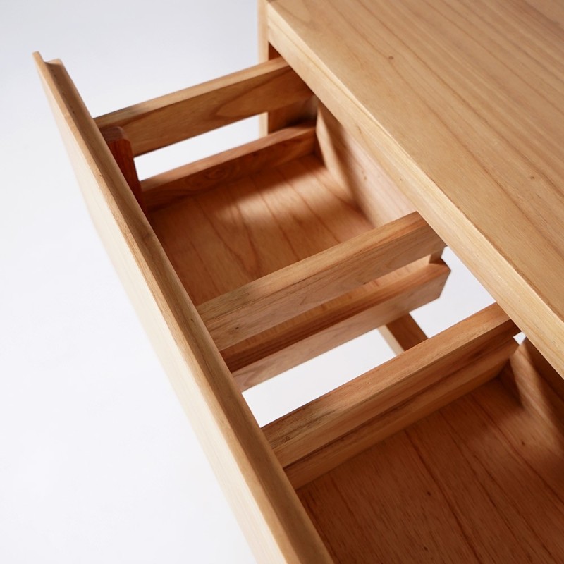 Meuble sous vasque à poser en bois massif 160 cm - Trinity