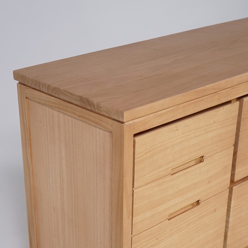 Buffet en bois massif 140 cm - Ashwini