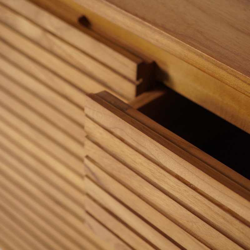 Meuble sous vasque en teck massif - Kama