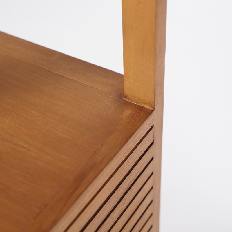 Colonne de salle de bain en bois de teck - Kama