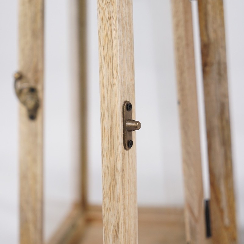 Lot de 2 lanternes en bois et métal - Cap Ferret