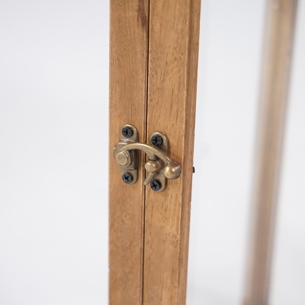 Lot de 2 lanternes en bois et métal - Hudson